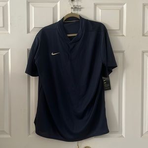 NWT Nike dri-fit navy and gold XL men’s
